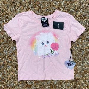 Laser Kitten x Forever 21 Baby Tee